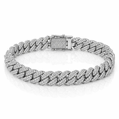 Iced Out Cuban Link Bracelet