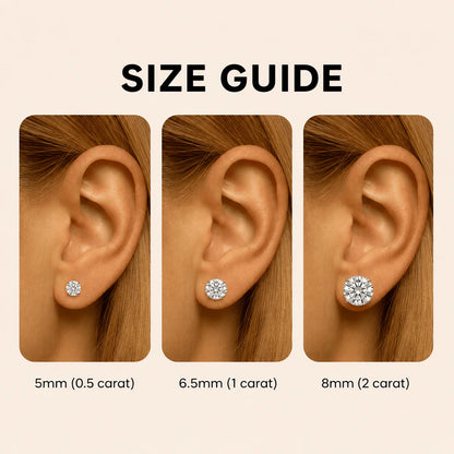 Moissanite Stud Earrings